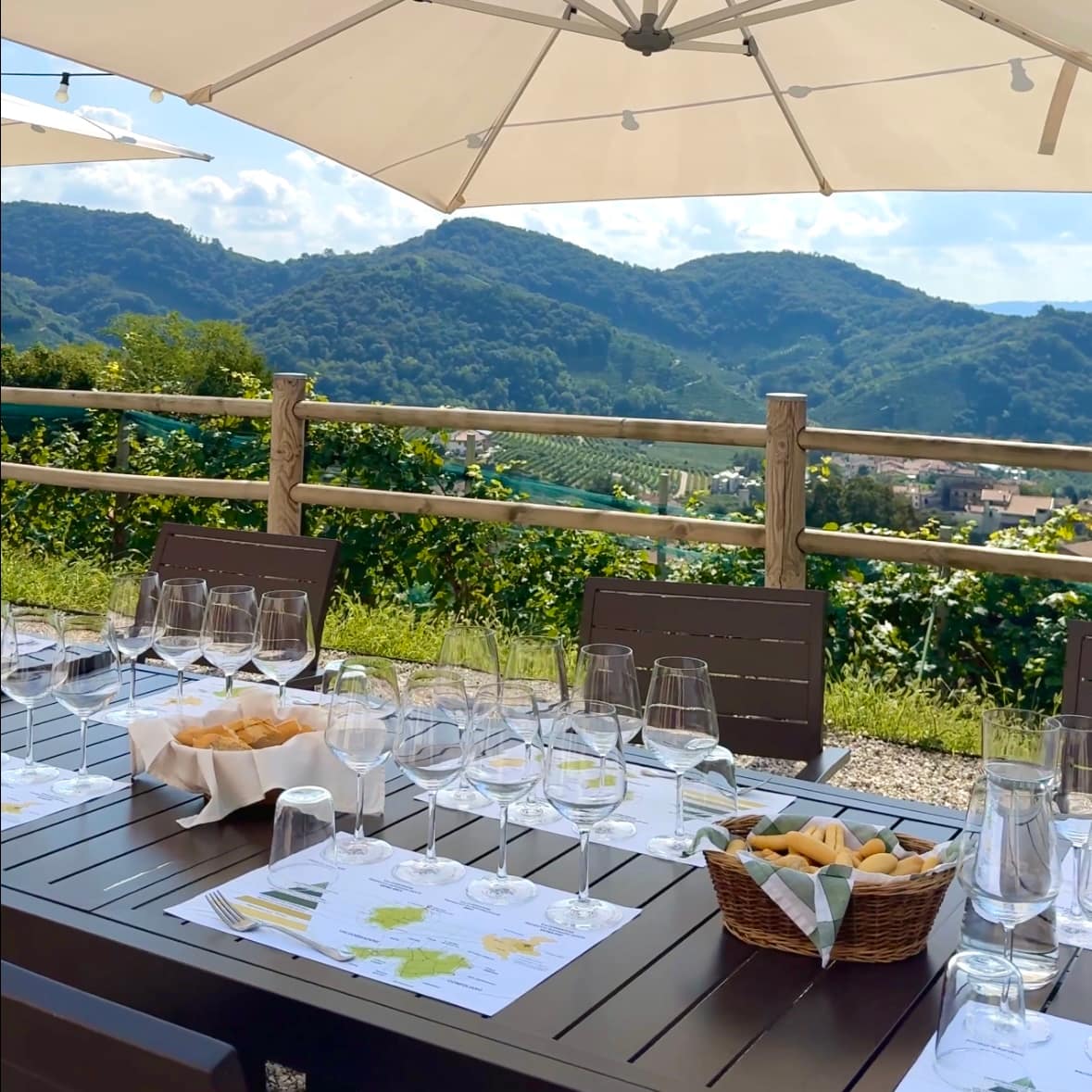 Prosecco hills tasting