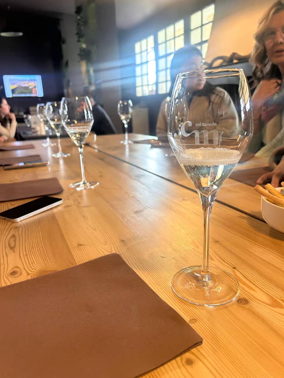 A private tasting at a family-run winery